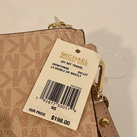 Michael Kors - Double Zip Wallet - Ballet Pink - Picture 9 of 9